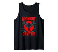 Midnight Cryptid Mothman Paranormal Urban Legend Tank Top