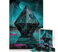 Midnight Crystal 1000 Pieces Jigsaws Adults Puzzles Gifts Sharp Thinking Cozy Fun Fun Activity Game Night (50x75cm)
