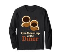 Midnight Diner Neon Sign Coffee Pancakes Highway Gift Long Sleeve T-Shirt