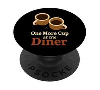 Midnight Diner Neon Sign Coffee Pancakes Highway Gift PopSockets Adhesive PopGrip