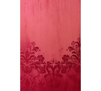 Midnight Dreams: Crimson Damask Notebook: A 6x9 Lined Journal with Elegant Red & Burgundy Damask Fade