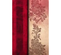 Midnight Dreams: Velvet Damask Stripes Journal: A 6x9 Lined Notebook with Burgundy & Vintage Pattern Design
