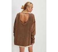 Midnight Drift Pullover at Free People in Dusted Cocoa, Size: Large - female