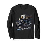 Midnight Eagle Rider Freedom Power Design Long Sleeve T-Shirt