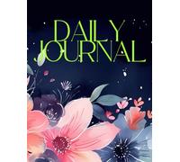 Midnight Floral Journal Comeback (Dairy, Notebook, Journal)