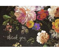 Midnight Floral Thank You Notes (Stationery, Note Cards, Boxed Cards)