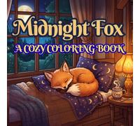 Midnight Fox A Cozy Coloring Book: Relaxing Nighttime Scenes of a Sleepy Fox and Forest Friends (Cozy Moments Coloring Books)