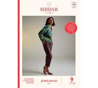 Midnight Garden Knitting & Crochet Pattern Book In Sirdar Jewelspun Aran