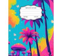 Midnight Glow Musings composition notebook: Inspired by Bioluminescent Nature 150-page notebook, 7.5 x 9.25 inches