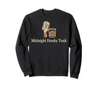Midnight Honky Tonk Vintage Western Country Music Tee Gift Sweatshirt