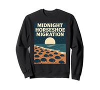 Midnight Horseshoe Shirt Crab Migration Full Moon Delaware Sweatshirt