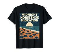 Midnight Horseshoe Shirt Crab Migration Full Moon Delaware T-Shirt