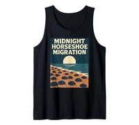 Midnight Horseshoe Shirt Crab Migration Full Moon Delaware Tank Top