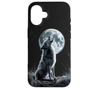 Midnight Howl | Wolf and Moon Design Case for iPhone 16