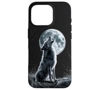 Midnight Howl | Wolf and Moon Design Case for iPhone 16 Pro