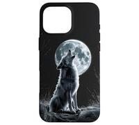 Midnight Howl | Wolf and Moon Design Case for iPhone 16 Pro Max