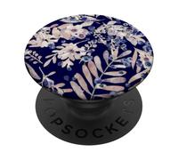 Midnight Indigo Eucalyptus & Blueberry Botanical PopSockets Adhesive PopGrip