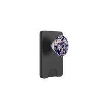 Midnight Indigo Eucalyptus & Blueberry Botanical PopSockets PopWallet for MagSafe