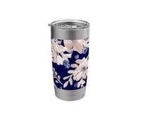 Midnight Indigo Eucalyptus & Blueberry Botanical Stainless Steel Insulated Tumbler