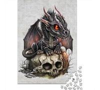 Midnight Inferno 1000-Piece Puzzle for Adults, 38x26cm/1000pcs; Clean White Card Pieces for Sorting; Easy to Revisit Throughout The Week