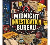 Midnight Investigation Bureau: An Atmospheric Coloring Book with Analog Casefile Rooms, Vintage Detective Desks, and Shadowed Private Offices (Shadow Evidence Archives)