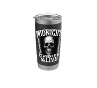 Midnight is When I Feel Alive - Horror Fan Stainless Steel Insulated Tumbler