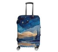 Midnight Lake Trendy Suitcase Covers Unisex Luggage Cover Protector Fit 19 to 32 Inch Travel Lover L