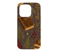 Midnight Library Botanicals Case for iPhone 15 Pro