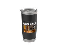 Midnight Lights Skeleton Halloween Creepy Night Stainless Steel Insulated Tumbler