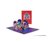 Midnight Magic New Year’s 3D Pop-Up Greeting Card