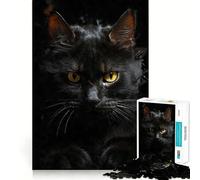 Midnight Majesty Jigsaw Puzzle for Adults 1000 Pieces Cognitive Train Clear Tone Pattern Assemble Birthday Art Gift (50x75cm)