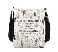Midnight Margaritas Crossbody Bag Margarita Lover Gifts Magic Witches Gifts Practical Movie Witchcraft Cell Phone Sling Bag