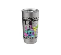 Midnight Margaritas Mystical Moon Rose Potion Graphic Stainless Steel Insulated Tumbler