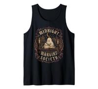 Midnight Margins Society Ghost Writer Book Lover Tank Top