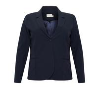 Midnight Marine Blazer with V-Neck - female - Kaffe Curve - Blazers - Blue - 7XL - Jackets 7XL