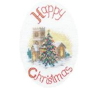 Midnight Mass Greeting Card Kit - Cross Stitch Kit