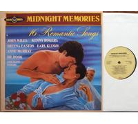MIDNIGHT MEMORIES / 16 Romantic Songs / JOHN MILES / KENNY ROGERS / SHEENA EASTON / EARL KLUGH / ANNE MURRAY / DR.HOOK / AND MANY OTHERS / 1984 / Bildhülle / EMI # 1A 036-2602251 / Europäische Pressung / 12" Vinyl Langspiel Schallplatte