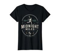 Midnight Miles Social Club Night Run Music Runner Value Graphic T-Shirt
