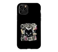 Midnight Mischief Black Cat Grunge Punk Design Case for iPhone 11 Pro