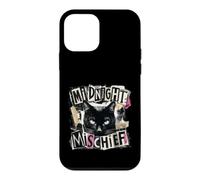 Midnight Mischief Black Cat Grunge Punk Design Case for iPhone 12 mini