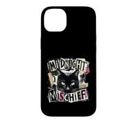 Midnight Mischief Black Cat Grunge Punk Design Case for iPhone 14 Plus