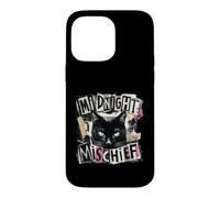 Midnight Mischief Black Cat Grunge Punk Design Case for iPhone 14 Pro Max