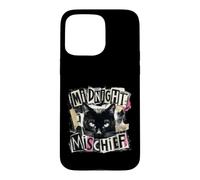 Midnight Mischief Black Cat Grunge Punk Design Case for iPhone 15 Pro Max