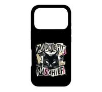 Midnight Mischief Black Cat Grunge Punk Design Case for iPhone 17 Pro