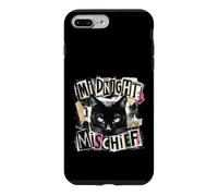 Midnight Mischief Black Cat Grunge Punk Design Case for iPhone 7 Plus/8 Plus