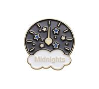 Midnight Music Album Brooch Enamel Pin for Women Girls Boys Funny Creative Rock Band Lovers Badge Brooches Stars Cloud Letters Lapel Pin Singer Fan Gift Hat Clothes Backpack Jackets Bags Jewelry