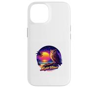 Midnight Owl Tropical Sunset Case for iPhone 14