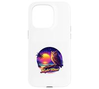 Midnight Owl Tropical Sunset Case for iPhone 15 Pro
