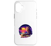 Midnight Owl Tropical Sunset Case for iPhone 16 Plus