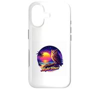 Midnight Owl Tropical Sunset Case for iPhone 17